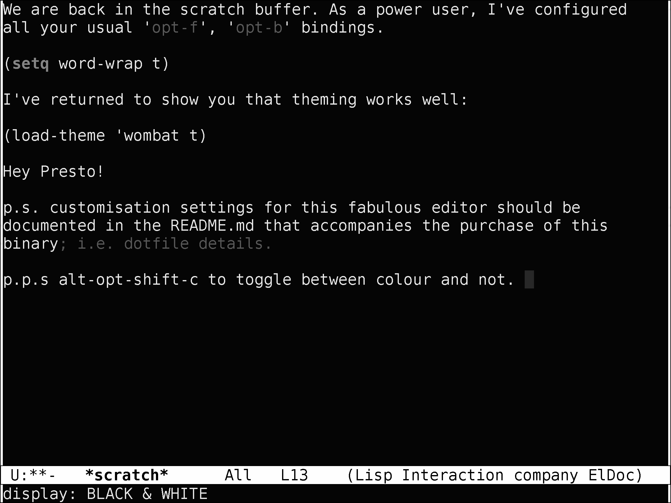 emacsgui — Emacs 5