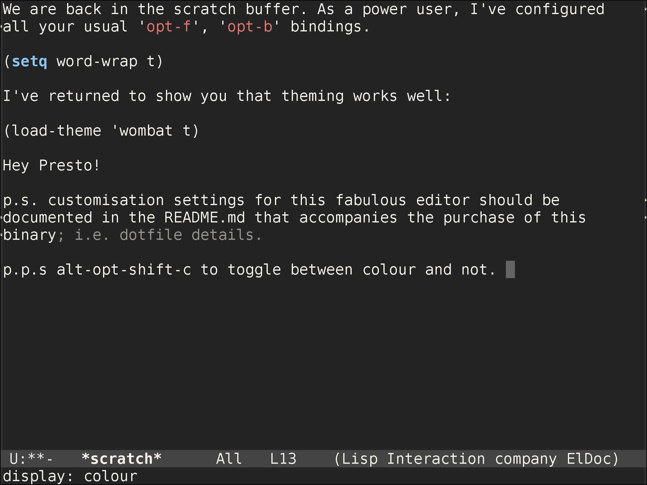emacsgui — Emacs 6
