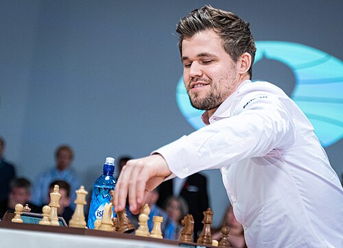 Magnus Carlsen, the highest-rated player in chess history