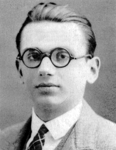 Kurt Gödel in 1925, as a student in Vienna — six years before the incompleteness paper. (Photograph in the public domain.)